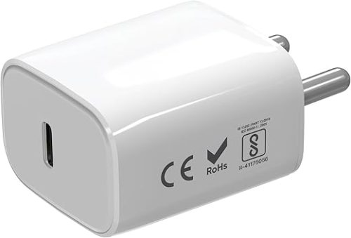 DR VAKU® 30W Charger Type C Adapter for iPhone 15/15 Plus/15 Pro/15 Pro Max, iPhone 14/14 Plus/14 Pro/14 Pro Max, iPhone 13/12/11 Series with PD 3.0 USB-C Fast Charging Adaptor- White