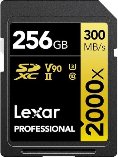 Lexar Professional 2000x 256GB SDXC UHS-II Memory Card