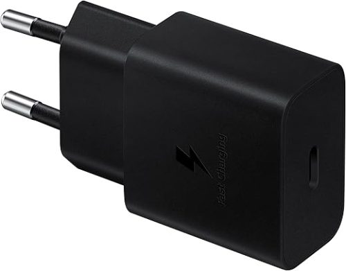 Samsung Original 45W Power Adapter with Type C to C Cable, Compatible with Smartphone, Black