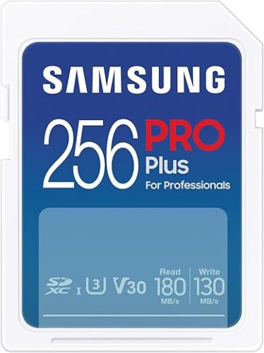 Samsung Pro Plus 256GB SDXC UHS-1 Memory Card (180 MB/s)