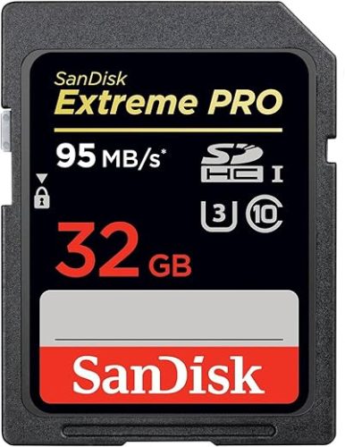 Sandisk Extreme Pro SDHC UHS-I 32GB Class 10 Memory Card