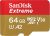 SanDisk Extreme 64GB UHS-I Micro SDXC Memory Card