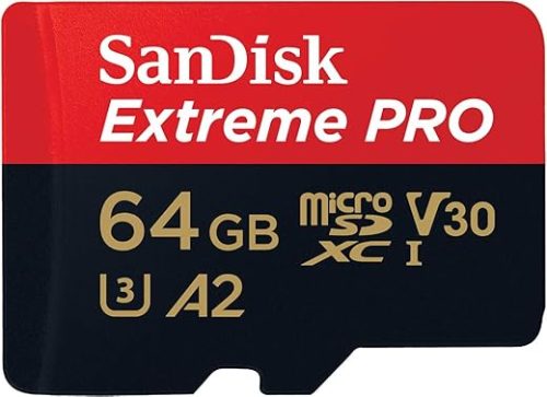 SanDisk Extreme PRO A2 64GB Class 3 UHS-I Micro SDXC Memory Card