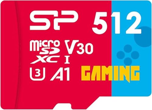 Silicon Power Gaming 512 GB Micro SDXC UHS-I Memory Card