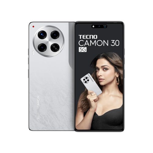 TECNO CAMON 30 5G (Uyuni Salt White, 8GB+256GB) | 100MP OIS Camera + 50MP Auto Focus Selfie | 6.78