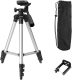 Tygot Adjustable Aluminium Alloy Tripod Stand Holder for Mobile Phones & Camera, 350 mm -1020 mm, 1/4 inch Screw + Mobile Holder Bracket